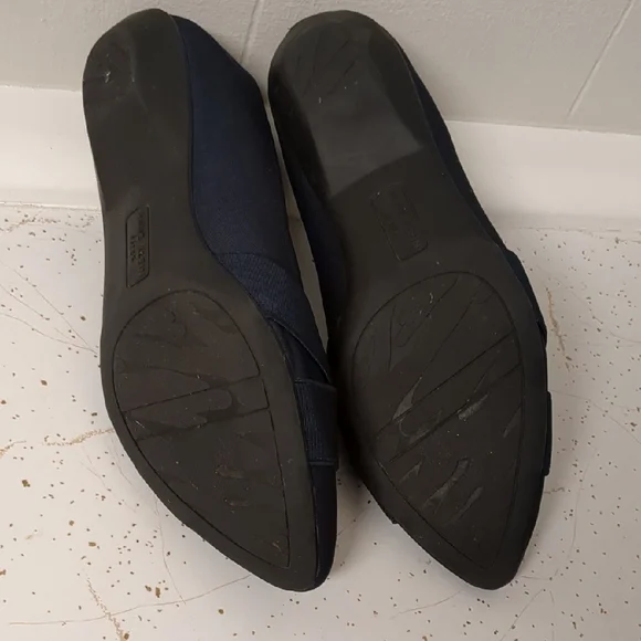 Navy Anne Klein Ballet Flats Slip Ons Size 7 Otavia Dress Shoes - Picture 9 of 9